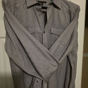 Banana Republic Charcoal Button-Up Shirt